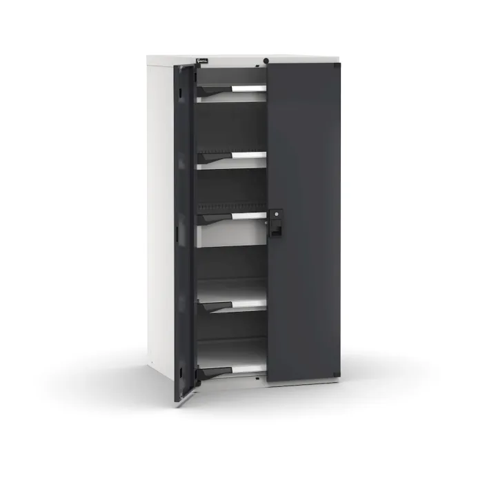 Fami - Armadio con porte con 3 cassetti 2x75 1x150 2xPE