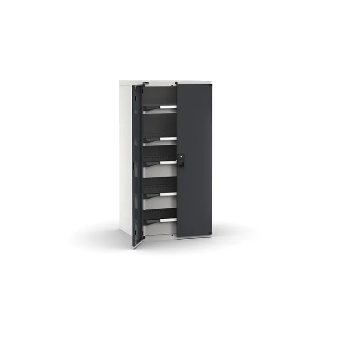 Fami - Armadio con porte con 5 cassetti 2x75 3x150
