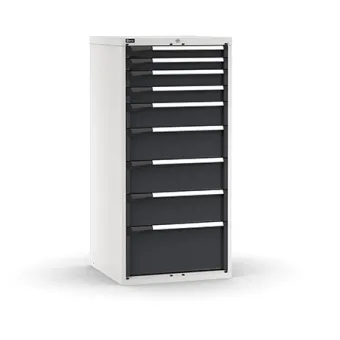 Fami - Armadio con 9 cassetti 2x75 2x100 1x150 3x200 1x300