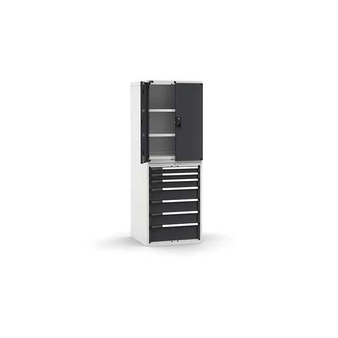 Fami - Armadio con porte con 7 cassetti 3xPR 2x75 1x100 3x150 1x200