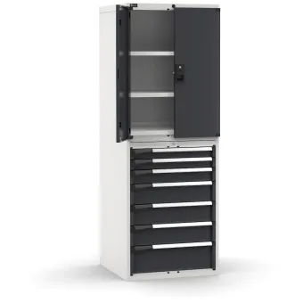 Fami - Armadio con porte con 7 cassetti 3xPR 2x75 1x100 3x150 1x200