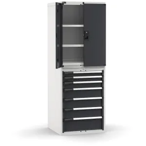 Fami - Armadio con porte con 7 cassetti 3xPR 2x75 1x100 3x150 1x200