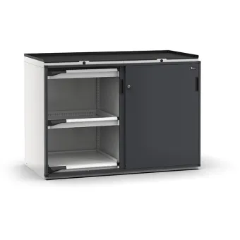 Fami - Armadio con porte scorrevoli con 4 cassetti 4x75 2xPE