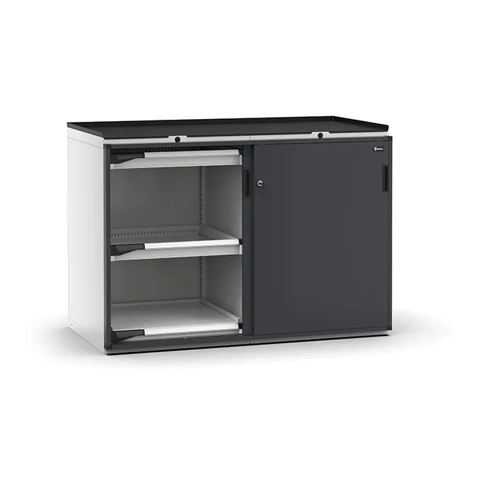 Fami - Armadio con porte scorrevoli con 4 cassetti 4x75 2xPE