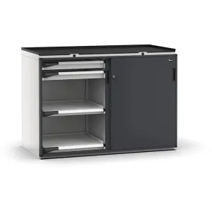 Fami - Armadio con porte scorrevoli con 4 cassetti 4x75 4xPE