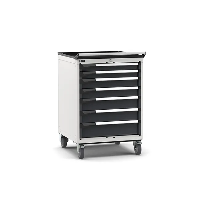 Fami - Armadio con ruote con 7 cassetti 2x75 2x100 2x125 1x150