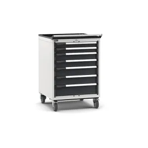 Fami - Armadio con ruote con 7 cassetti 2x75 2x100 2x125 1x150