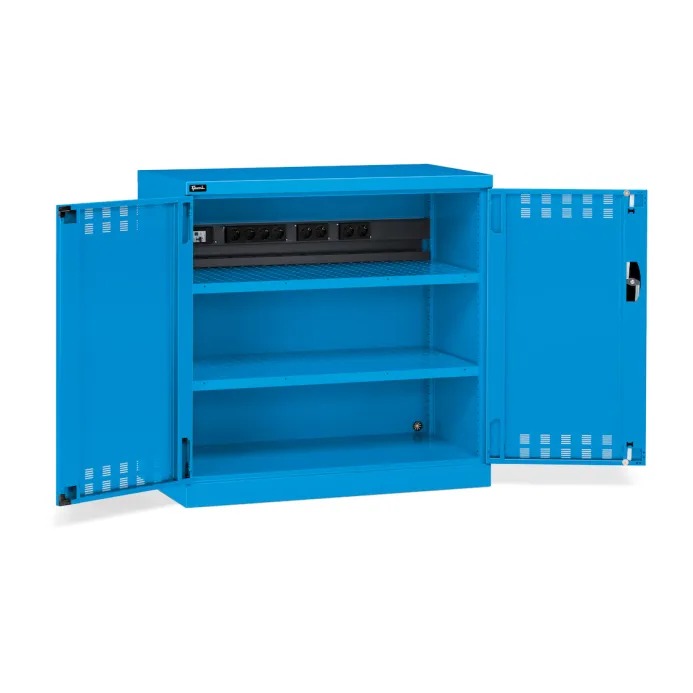 Fami - Armadio con porte a battente fessurate