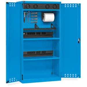 Fami - Armadio con porte a battente fessurate