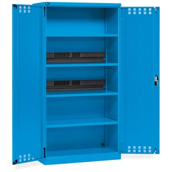 Fami - Armadio con porte a battente fessurate