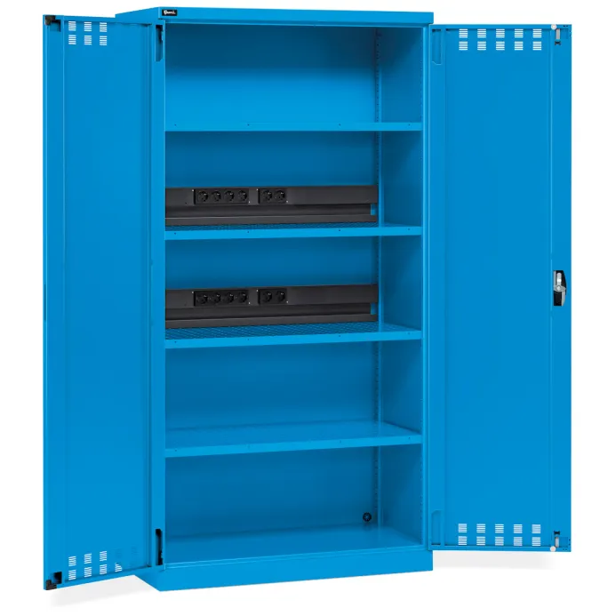 Fami - Armadio con porte a battente fessurate
