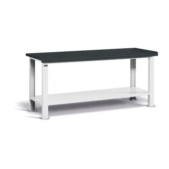 Fami - Banco smontato con piano in acciaio 2,5 mm