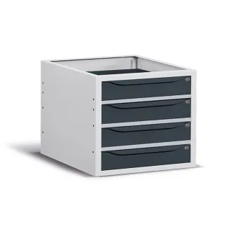Fami - Armadio L629 mm con 4 cassetti H105 mm