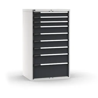 Fami - Armadio con 9 cassetti 3x100 4x150 1x200 1x300