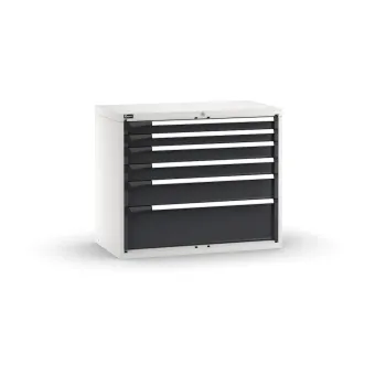 Fami - Armadio con 6 cassetti 2x75 2x100 1x150 1x250