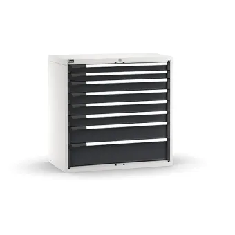Fami - Armadio con 8 cassetti 2x75 4x100 1x150 1x200