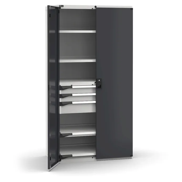Fami - Armadio con porte con 3 cassetti 2xPR 2x100 1x150 2xPE