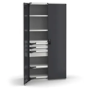 Fami - Armadio con porte con 3 cassetti 2xPR 2x100 1x150 2xPE