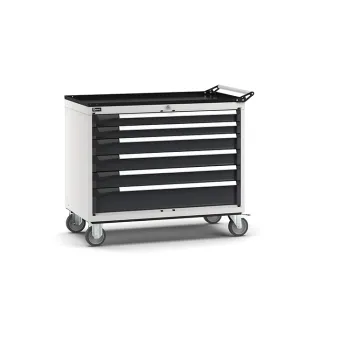 Fami - Armadio con ruote con 6 cassetti 2x75 3x100 1x150