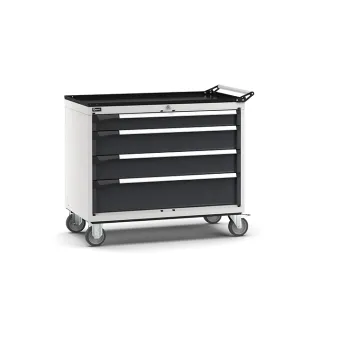Fami - Armadio con ruote con 4 cassetti 1x100 2x150 1x200