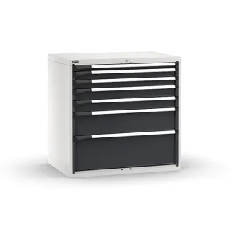 Fami - Armadio con 7 cassetti 1x50 2x75 2x100 1x200 1x300