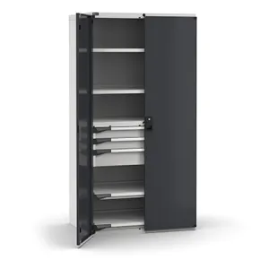 Fami - Armadio con porte con 3 cassetti 2xPR 2x100 1x150 2xPE