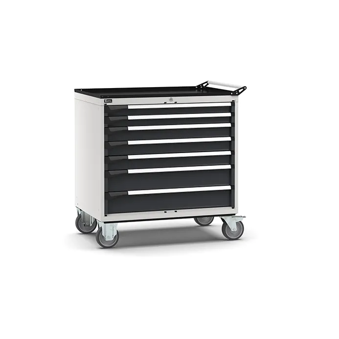 Fami - Armadio con ruote con 7 cassetti 2x75 3x100 2x150
