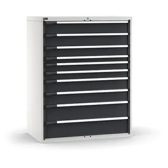 Fami - Armadio con 10 cassetti 2x150 1x125 1x75 2x100 2x150 2x200