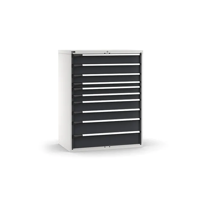 Fami - Armadio con 10 cassetti 2x150 1x125 1x75 2x100 2x150 2x200