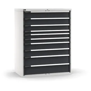 Fami - Armadio con 10 cassetti 2x150 1x125 1x75 2x100 2x150 2x200