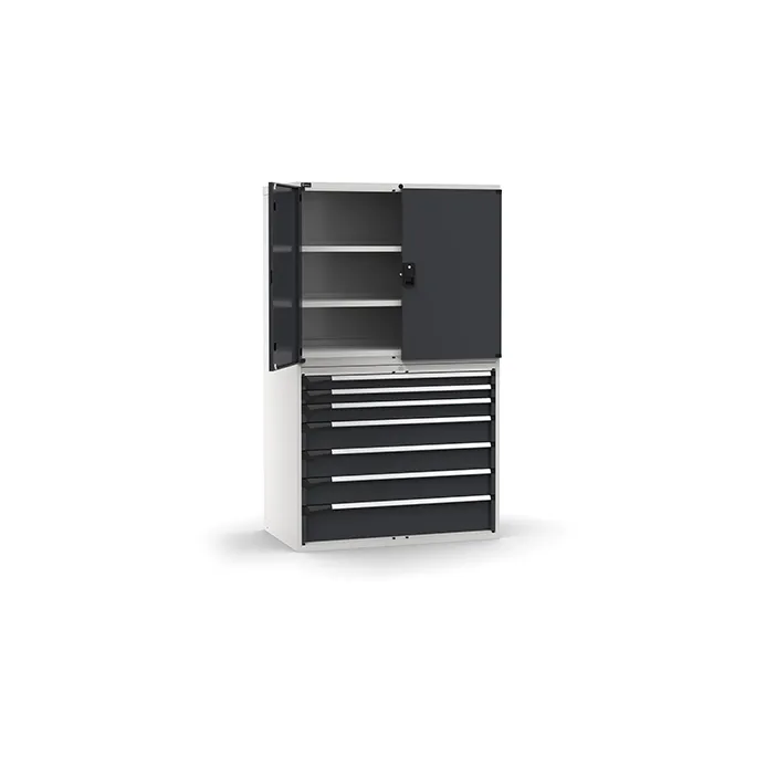 Fami - Armadio con porte con 7 cassetti 3xPR 2x75 1x100 3x150 1x200