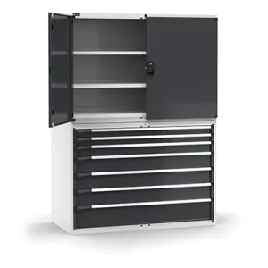 Fami - Armadio con porte con 7 cassetti 3xPR 2x75 1x100 3x150 1x200