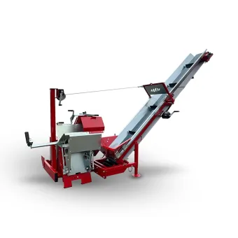 Collino - Sega con nastro SCM73C-NT25012 con azionamento a cardano, taglio massimo del legno diametro 28 cm