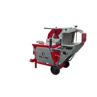 Collino - Sega circolare forestale SCM73C-ET con azionamento a cardano + 400V - 5.5 HP,  taglio massimo del legno diametro 28 cm