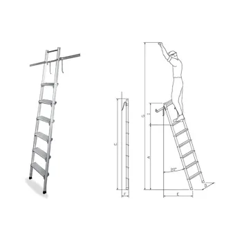 Italscale - Scala con ganci F5 2